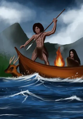 Canoeros Kawésqar